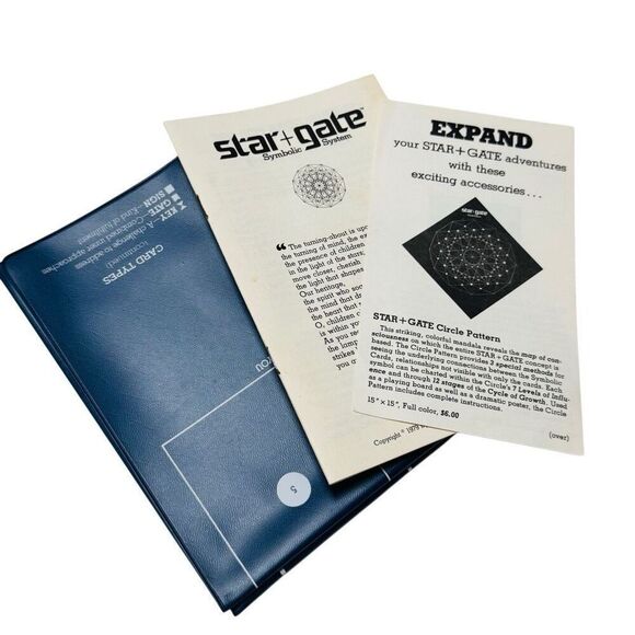 1979 Star + Gate Symbolic System Complete Set with 96 Cards, mat and instruction - Picture 6 of 8
